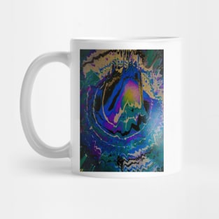 "Vibrations" acrylic pour painting Mug